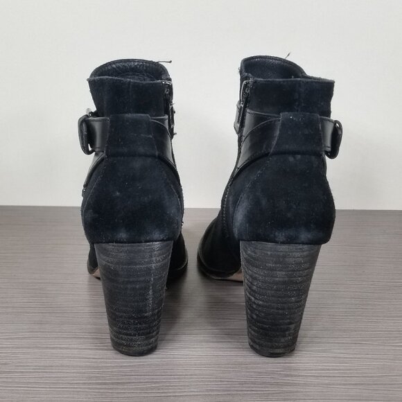 Cole Haan 'Minna' Bootie, Black Suede, Womens Size 5 B - Picture 5 of 12